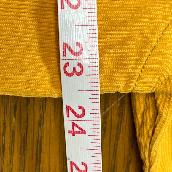 OUTERKNOWN New Corduroy Button Down Shirt Sz XXL Yellow NWT Casual Shacket - Picture 12 of 13